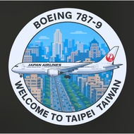 RBF TAIPEI 787 STICKER 10CM S-WTJL789