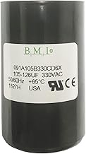105-126UF 330V 2HP 1.5HP Motor Start Capacitor, Compatible Replacement for U17-1430 in Pentek, Penta