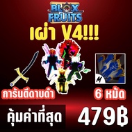 ที่เดียวในไทย ไก่ตัน เผ่า V4 พร้อมดาบดำและสุ่มโมจิตื่น!! BLOX FRUITS LEVEL 2450 (MAXED) ปลอดภัย ใช้ม