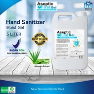 Hand Sanitizer Gel 5 Liter / Aseptic First Hand Sanitizer Gel 5L