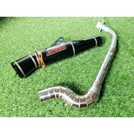 Pro sped Pipe 51mm canister conical open specs exhaust Pipe for Wave 125 Xrm 110/125 Wave 100/110/11