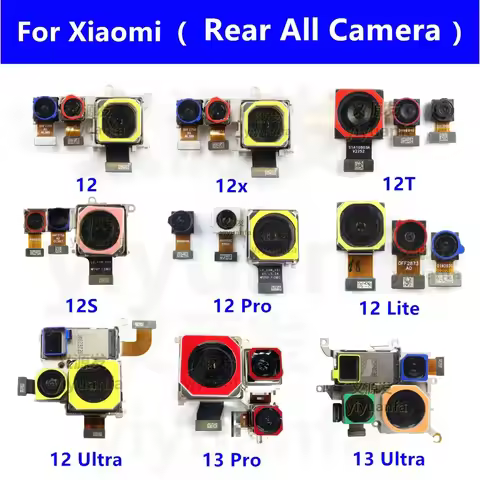 For Xiaomi 12 12T 12Pro Big Camera Main Camera Module For Xiaomi Mi 12 Lite 12X 12S 13 Ultra MI13 Pr
