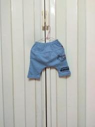 二手 台灣製 藍色 小汽車 棉褲長褲 約0-3m