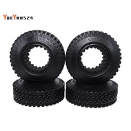 4Pcs RC 1:10 Crawler Beadlock Wheels Tire 1.9 Inch  Tire 98mm Tyre for RC Car Truck Axial SCX10