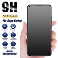 Tempered Glass Matte 9H Oppo A56 5G A76 A96 A57 2022 A57 4G A57 5G A77S A97 A58 A58 4G A58 5G A78 A7