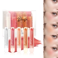 Makeup Pudaier9Liquid Blush Brightening Complexion Lightweight Natural Blush Rouge5Support Set