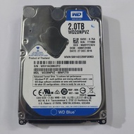 Hdd hard disk hard disk 2.5inch sata 2tb wd blue thick