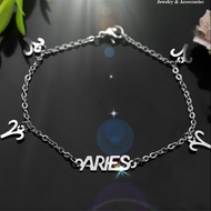 Aries zodiac bracelet