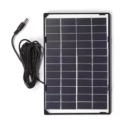 12V Solar Cells 6W Small Solar Panel Power Bank Battery System for DIY Outdoor Activity Cellphone Ch
