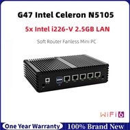 SZBOX MINI PC Celeron N5105 5xIntel i226-V Soft Router Fanless