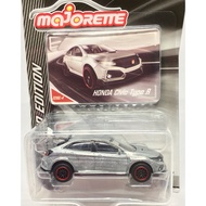 Majorette Honda Civic Type R-Zamak Series /Wheels D6SBRL /scale 1/58 (3 inches) Package with Card