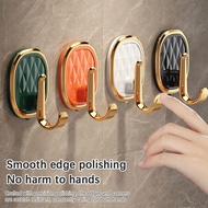 Light Luxury Plastic Hooks Punch-free Wall Hook Creative Sticky Kitchen Hook Hook Door Living L9c5