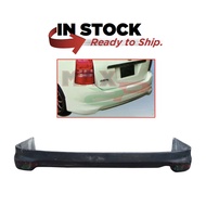 Toyota Wish 2004 OE Style Rear Back Skirt Lower Lip Spoiler Fiberglass Fiber Body Kit Part - Raw Mat