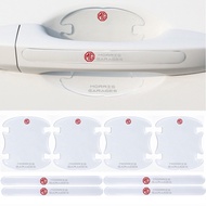 4/8pcs Car Transparent Silicone Door Bowl Handle Sticker For MG MG3 MG5 MG6 MG7 TF ZR ZS ES HS EZS M