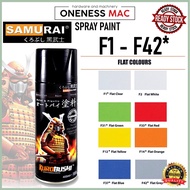 ''SAMURAI'' SPRAY PAINT (FLAT SERIES) F1# - F42# VARIABLE COLOUR
