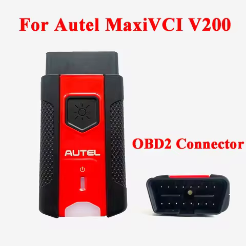 For Autel MaxiVCI V200 Blue-tooth Connector OBD2 for Diagnostic Tablets MS906Pro TS ITS600K KM100 BT
