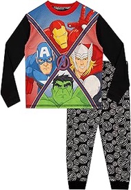 Boys' Avengers Iron Man Captain America Thor Hulk Pajamas Size 10