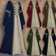 Costume Women Medieval Maiden Fancy Cosplay Over Dress Victorian Dress Costume