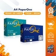 [1Reams 500 Sheets] A4 PaperOne 70gsm/80gsm /A4 All Purpose/A4 Copier Paper Ultra-Smooth Eco-Friendly High-Quality Print