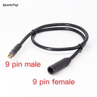 SportsTop Cáp Nối Dài Động Cơ Xe Đạp Điện Bafang 9pin Dây Chuyển Đổi Đầu Ra Cho Nam Nữ Phụ Kiện Xe Đ