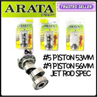 EX5 / EX5 DREAM / WAVE RACING CAMSHAFT / CAM SHAFT RACING ARATA