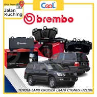 BREMBO TOYOTA LAND CRUISER LX470 CYGNUS UZJ100 BRAKE PAD FRONT & REAR
