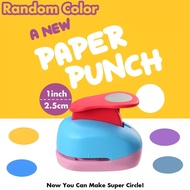 1pc Round Hole Punch Single-Hole Round Hole Punch Suitable for DIY Crafts and Scrapbook Making (Rand