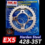 Honda EX5 RKM Sprocket 428 - 35T/ Harden Steel Rear Sprocket