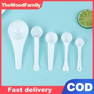 TheWoodFamily 10Pcs 1g 3g 5g 10g Measuring Plastic Scoop Measuring Spoons Milk Spoons MY
