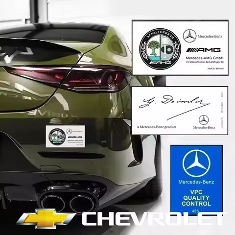 Apple tree AMG JDM Static Car Stickers For Mercedes Benz AMG W206 W204 W205 W212 W213 W221 W222 W223
