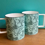 TIFFANY & Co Tiffany Toile Mug 骨瓷 馬克杯 一對 tiffany blue bone China 日本製造 LIA0695