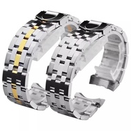 20mm 21mm Watch Chain Band For Tudor Glamour 5600 Series Watch Strap Solid Stainless Steel Safety Bu