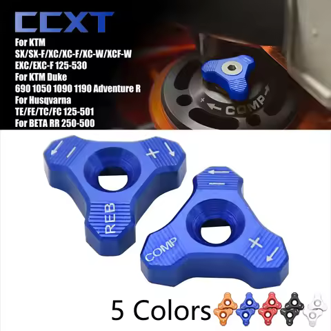 Motorcycle 48mm Front Shock Absorber Adjuster Bolt For Husqvarna FC FE TC TE For Beta RR 250 300 350