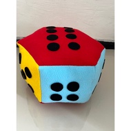 Dice doll | Dice pillow | Hexagonal doll | 15cm hexagonal doll