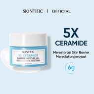 Skintific 5X Ceramide Barrier Repair Moisture Gel 6g Travel Size Dry Face Moisturizer Skintific
