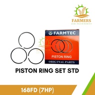 Piston Ring Set STD Aircooled Diesel Engine 168FD 7HP