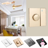 EUCALYTUSMY Speed Control Switch Universal 86*86mm Flame Retardant Dimmer Switch