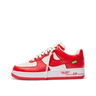 Nike, Louis Vuitton Louis Vuitton x Nike Air Force 1 Red | Size 8.5