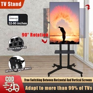 360 Rotation TV Stand 32-90 Inch Movable TV Rack Stand Universal TV Bracket Base With Wheels
