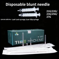COD 5pcs/50pcs Disposable Blunt needle 21G 22G 23G 25G 27G  美容工具 used for 3ml/5ml Luer Lock Luer Sli