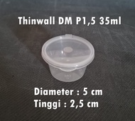 Thinwall DM P1,5 35ml Tempat Saos Sambal