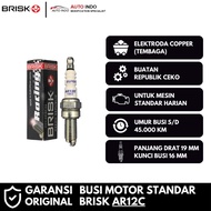 Brisk Copper Racing AR12C Motorcycle Spark Plug | Original Brisk Warranty