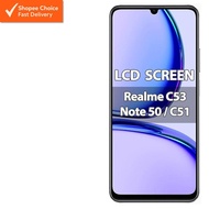 LCD Screen for Realme C53/Note 50/C51 Display Touch Screen Digitizer Replacement