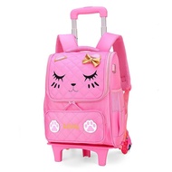 Trolley Three Wheels 6-Korean Version Children Grade 6 12 Years Old Stairs Elementary School Student