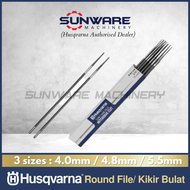 HUSQVARNA Chainsaw Sharpening Round File Kikir Bulat Rantai Chainsaw 6pcs