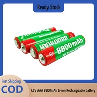 Battery AAA 8800mah rechargeable battery AAA 1.5V 8800mah rechargeable alkaline battery