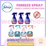 READY STOCK!!!FEBREZE 2 IN 1 FABRIC & SURFACE ANTIBACTERIAL REFRESHER SPRAY 370ML [ FEBREZE SPRAY ] 