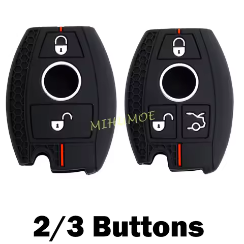 Silicone Car Key Fob Case Cover For Mercedes Benz W463 W205 W176 W204 W212 GLA GLK GLC CLA CLS A B C