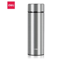 Deli LL615 Business Thermos Cup (Screw Cap) (500mL) (304 Liner) (Silver) (Color Box)