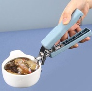 其他品牌 - 不銹鋼防燙夾 廚房防燙隔熱碗碟夾 夾碗器不銹鋼取碗夾提盤夾創意廚房小工具烘焙酒店家用矽膠防燙夾